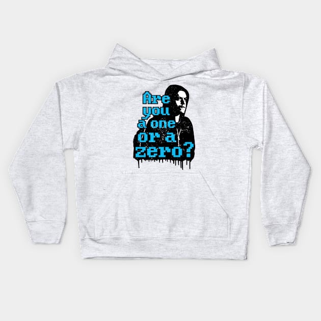 Mr. Robot "Are You A One Or A Zero?" Elliot Alderson Kids Hoodie by CultureClashClothing